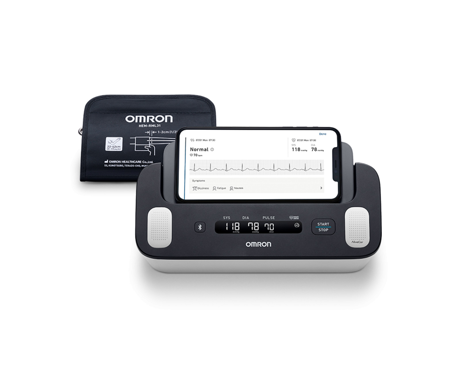 Complete Upper Arm Blood Pressure Monitor & ECG