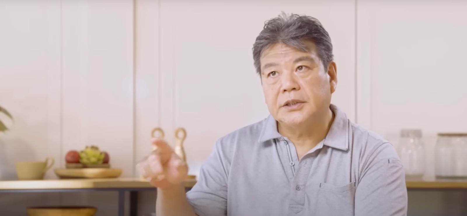 Patient being interviewed