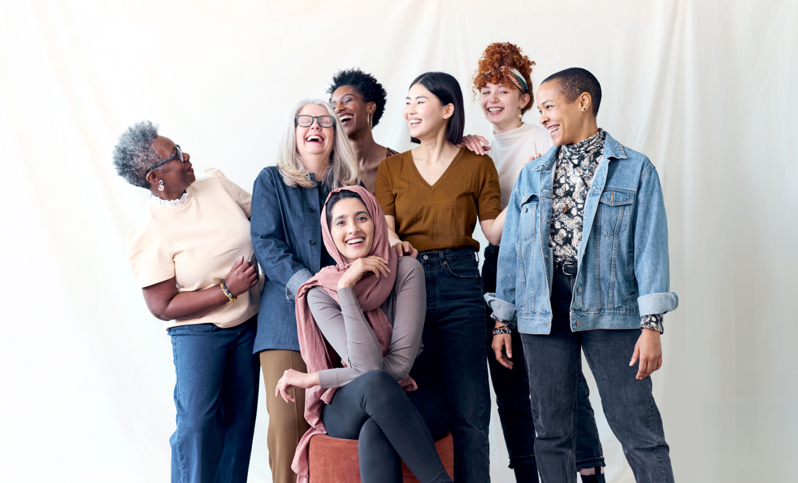 Group of women smiling and laughing