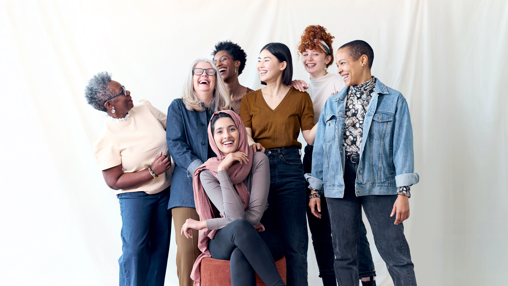 Group of women smiling and laughing