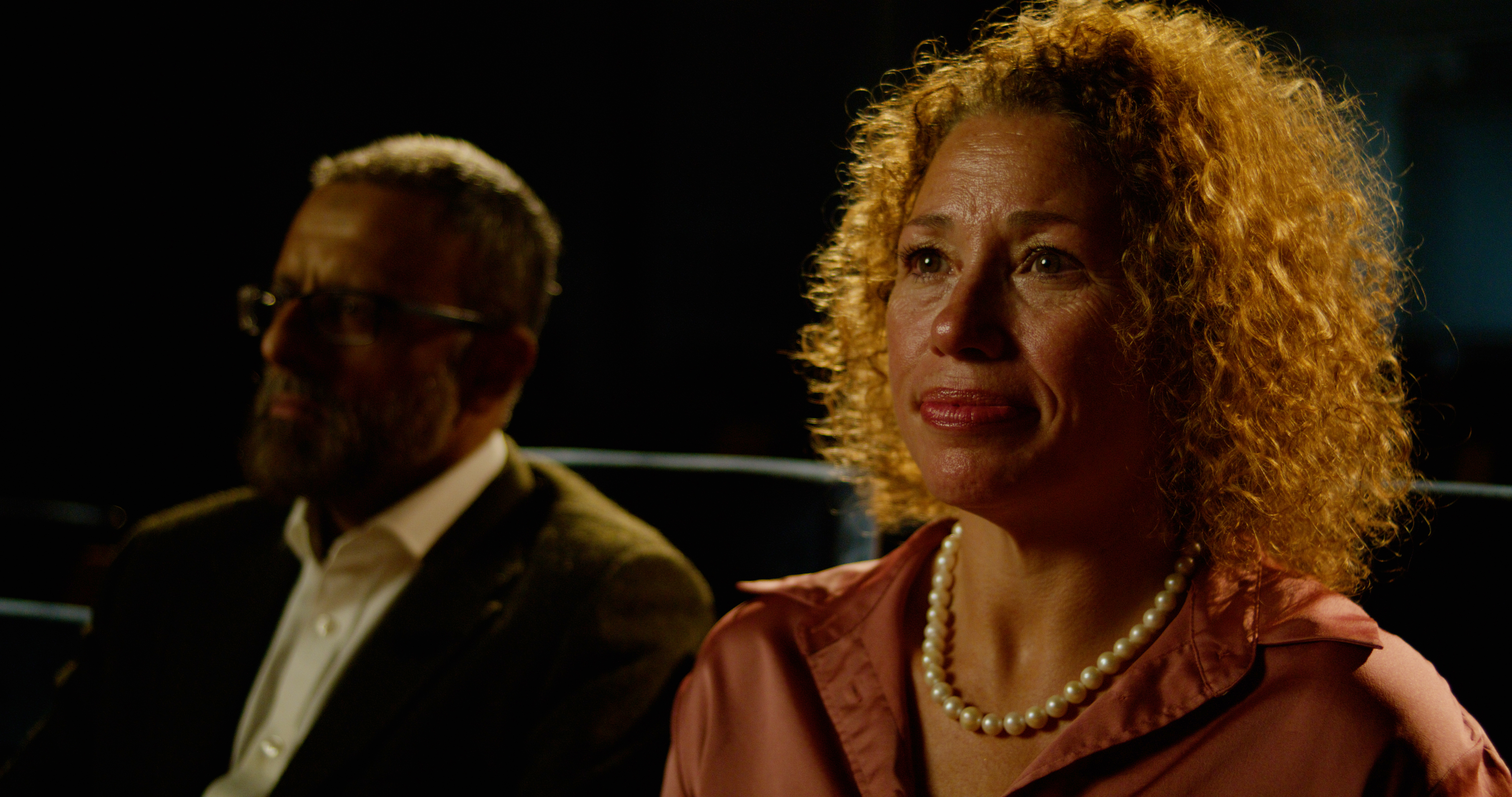 Two people in the audience